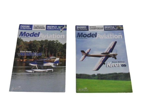 Lot of 2 Model Aviation Magazines: Kaos60 & Avistar Jan-Mar 2016