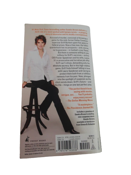 Play Dirty by Sandra Brown 2007 Pocket Books Paperback - Very Good Condition