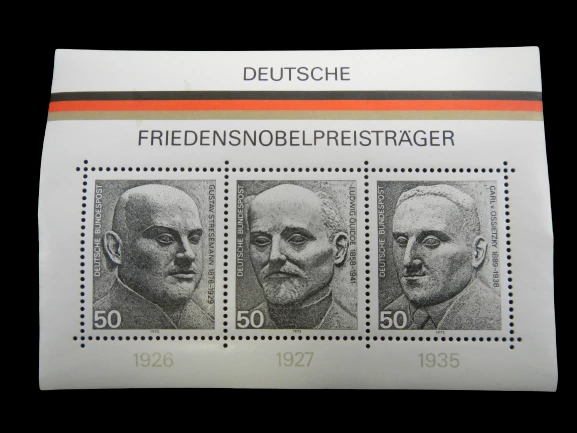 Lot of 3 Mint Unused Germany 50 Pfennig Stamps 1926 1927 1935 Souvenir Sheet