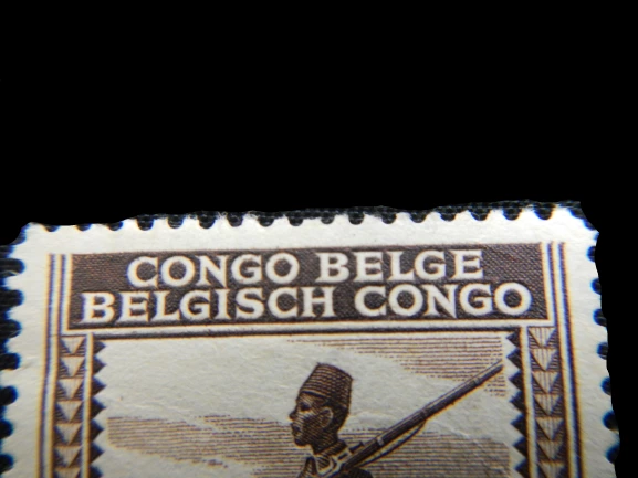 1942 Belgium Congo 10 Franc Used Stamp Congo Belge Belgisch Very Fine