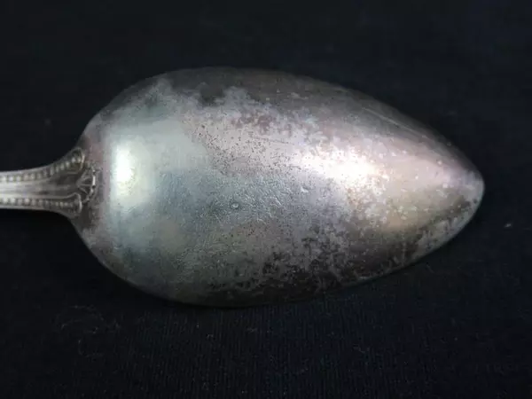 Vintage 1867 Rogers Bros A1 Silverplate Beaded Teaspoon 6" Good Condition