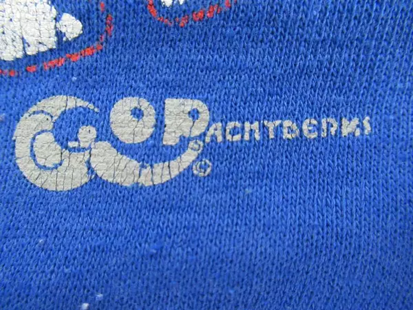 Vintage GOPachyderms Political Animal Sweatshirt Blue Size M Long Sleeve