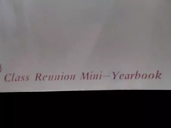 Vtg St Anthony's High School Class of 1972 10 Year Reunion Mini Yearbook 1982