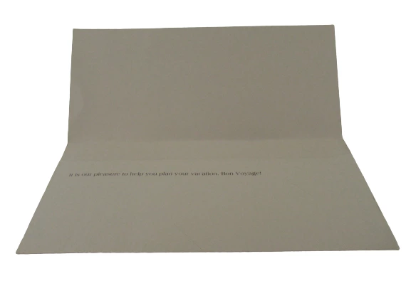 Vintage 1960 Trip Facts & Travel Documents Envelope - Travel Collectible