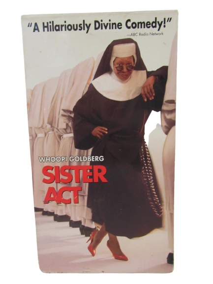Sister Act VHS Cassette Tape Touchstone Home Video Whoopi Goldberg 1992