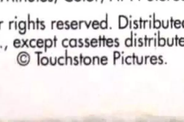 Sister Act VHS Cassette Tape Touchstone Home Video Whoopi Goldberg 1992