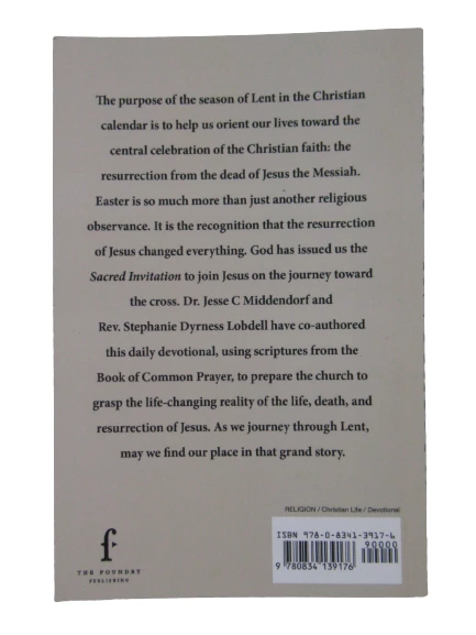 Sacred Invitation: Lenten Devotions Inspired by Book of Common Prayer PB