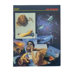 Vintage Jim Warren Surreal Art Print Collage 11x8.5" - Good Condition