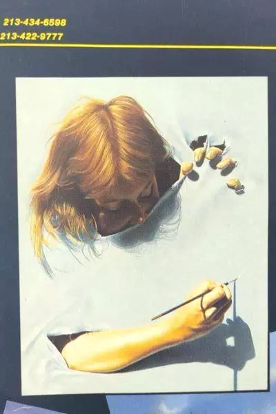 Vintage Jim Warren Surreal Art Print Collage 11x8.5" - Good Condition