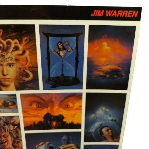 Vintage Jim Warren Surrealism Art Print Collage 11x8.5" - Good Condition