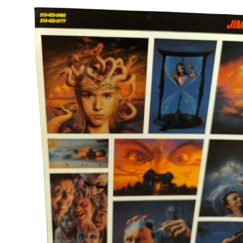 Vintage Jim Warren Surrealism Art Print Collage 11x8.5" - Good Condition