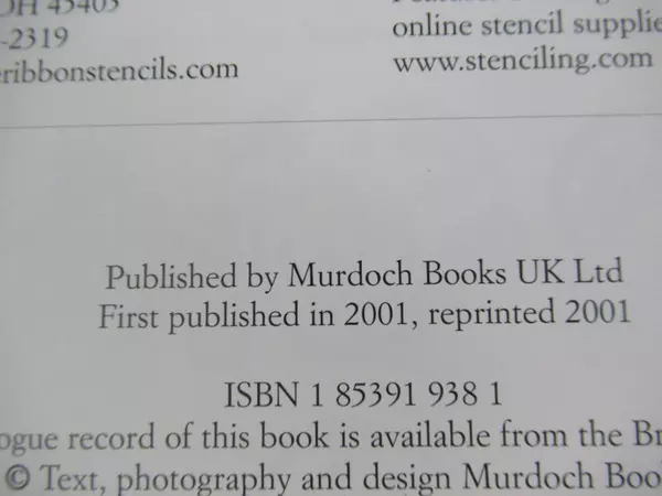 The Complete Book of Home Stenciling by Katrina Hall & Denise Taylor 2001