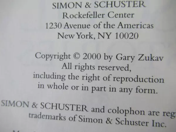 Gary Zukav Soul Stories Book 2000 Simon & Schuster Spirituality Personal Growth