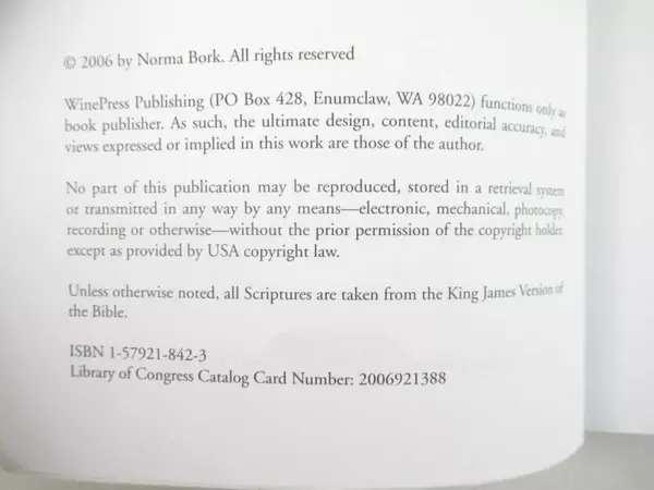 Signed Ten Miles From The Nearest Sin by Norma Koester Bork 2006 PB