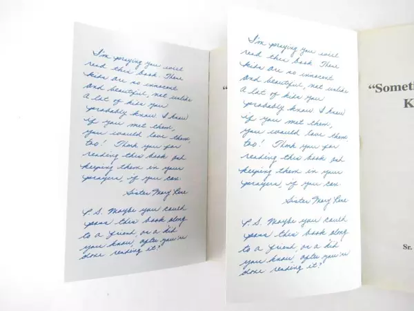 Lot of 2 Sometimes God Has A Kid's Face by Sister Mary Rose McGready Books