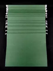 Standard Size Hanging File Folders Office Supplies Green Hook Storage Lot Of 25 