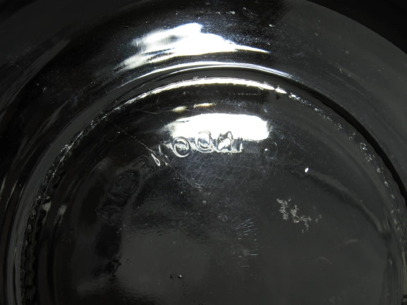 Frosted Glass Snowman Jar Red Plastic Lid Christmas Decor Kig Indonesia Vintage