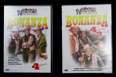 Lot of 2 Sealed Bonanza DVD Classics - 8 Episodes, Platinum Disk 2003