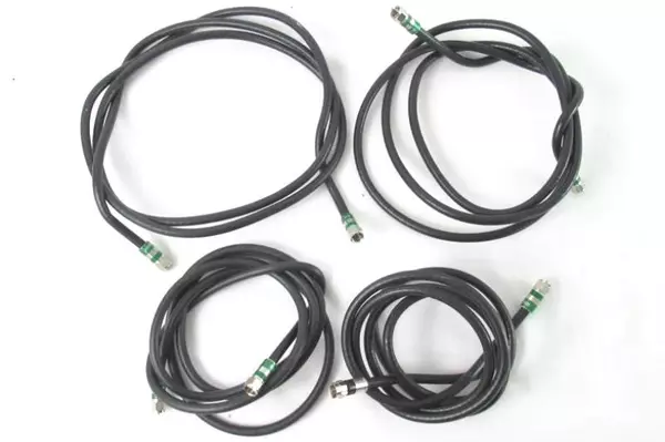 Lot of 4 Digicon DS6Q 72" Coaxial Cables for TV, Internet, Satellite