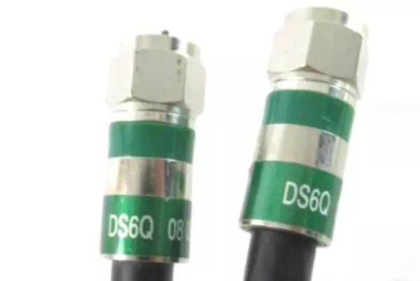 Lot of 4 Digicon DS6Q 72" Coaxial Cables for TV, Internet, Satellite