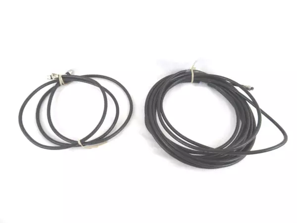 Lot of 4 RG6 TV Cable Cords & Connectors for Internet/Satellite Use