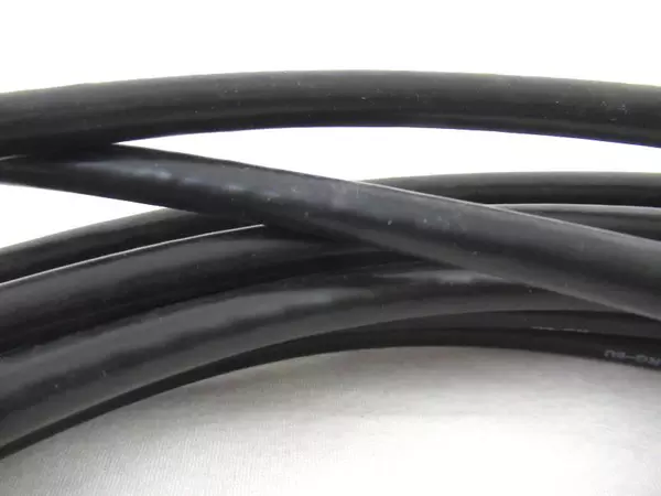 Lot of 4 RG6 TV Cable Cords & Connectors for Internet/Satellite Use