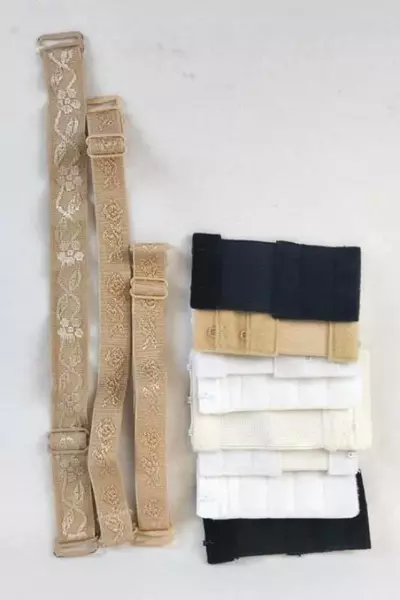 Lot of 2 Dritz Bra Extenders & Adjustable Straps - Lingerie Solutions