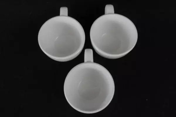 Lot of 3 World Tableware White Espresso Cups Saucers BW 1154 BW 1160 Round