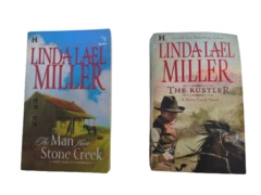 Lot of 2 Linda Lael Miller Harlequin Romance Novels: Rustler & Stone Creek