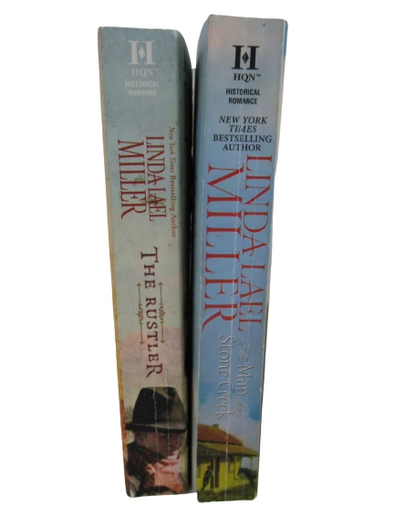 Lot of 2 Linda Lael Miller Harlequin Romance Novels: Rustler & Stone Creek