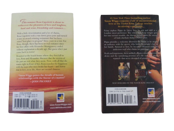 Lot of 2 Susan Wiggs Romance Novels Summer By The Sea & Queen's Summons