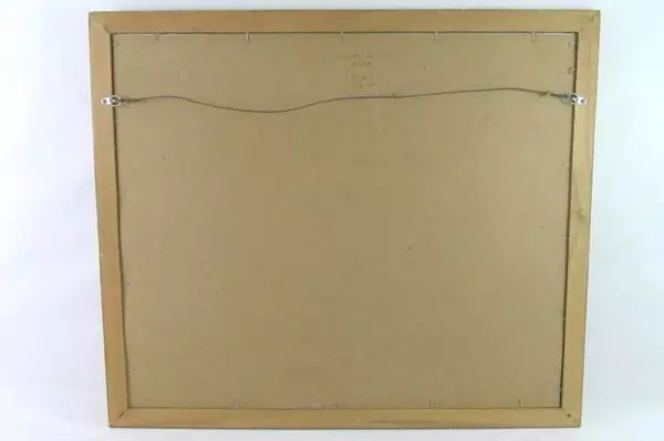 Framed Sweetwater Farm Signed Art Print by K. English Folk Country 24.5" x 18.5"