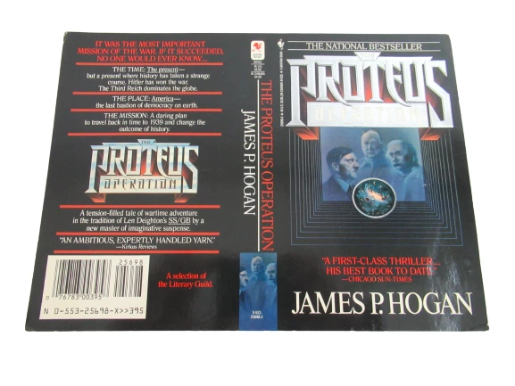 Lot of 2 Jim Warren Illustrated Book Covers: Proteus & Runespear