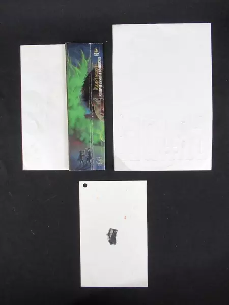 Lot Of 3 Vtg Jim Warren Illustrated Book Covers No Cure For Death Burning Stone