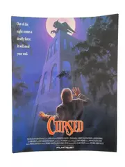 Jim Warren Cursed 1989 Movie Poster Surrealism Filmtrust Very Good Condition