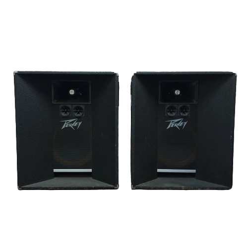Vintage Pair of Peavey C-700 Vocal Projection Speakers PS System 115HT 8 Ohms