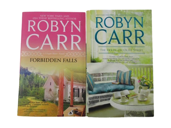Lot of 2 Robyn Carr Novels: The House on Olive St & Forbidden Falls PB