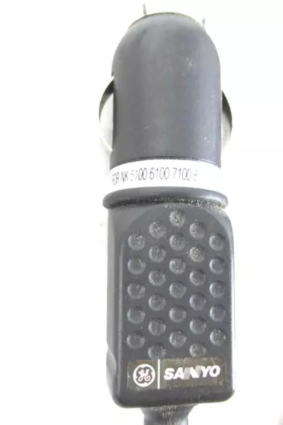 Sanyo Car Charger Cable & Faux Leather Case for Nikon - Untested