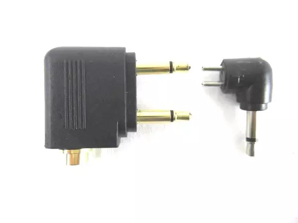 Lot of 5 Coaxial Audio Adapters Plugs & Jacks - Untested, As-Is Condition