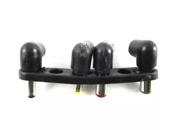 Lot of 5 Coaxial Audio Adapters Plugs & Jacks - Untested, As-Is Condition