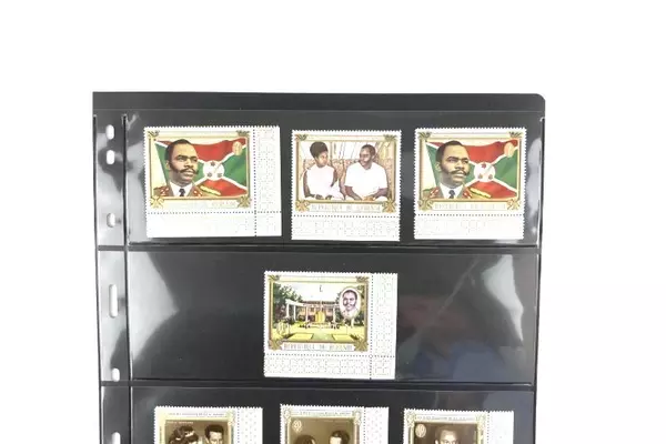 Lot of 7 Burundi Stamps 1970s Royal Visit & Anniversary MNH Collection