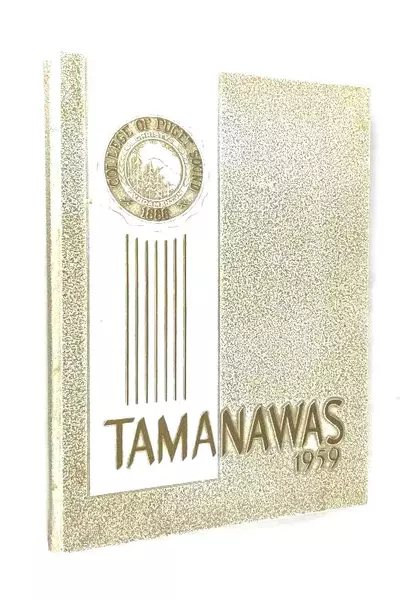 Class of 1959 University of Puget Sound Yearbook Tamanawas Hardcover Vintage