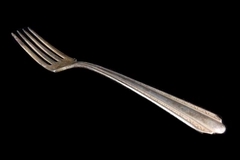 Antique Wm A. Rogers Silverplated Fork 1922 Croydon-Mary Lee 7.25"