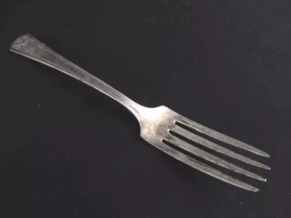 Vintage Wm A Rogers Silver Plate Fork 1933 Miss America 7.25" Pre-Owned