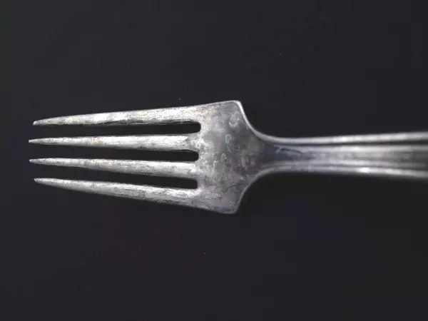 Vintage Wm A Rogers Silver Plate Fork 1933 Miss America 7.25" Pre-Owned