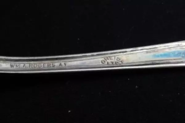 Vintage Wm A Rogers Silver Plate Fork 1933 Miss America 7.25" Pre-Owned