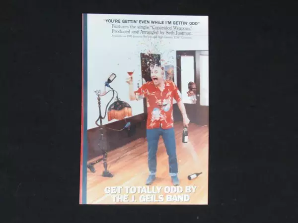 Lot of 2 Vintage Jim Warren Surreal Photos - 80s Blue Monkey Art