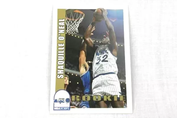 1992 SkyBox NBA Hoops Shaquille O'Neal Rookie Card Ungraded Very Good 442