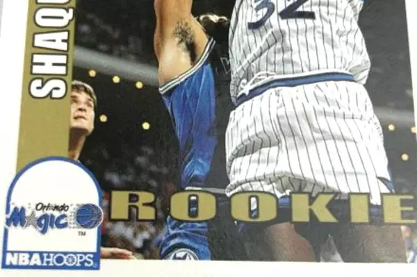 1992 SkyBox NBA Hoops Shaquille O'Neal Rookie Card Ungraded Very Good 442