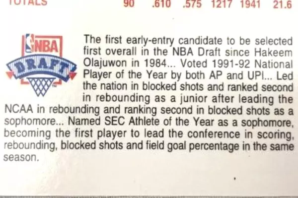 1992 SkyBox NBA Hoops Shaquille O'Neal Rookie Card Ungraded Very Good 442